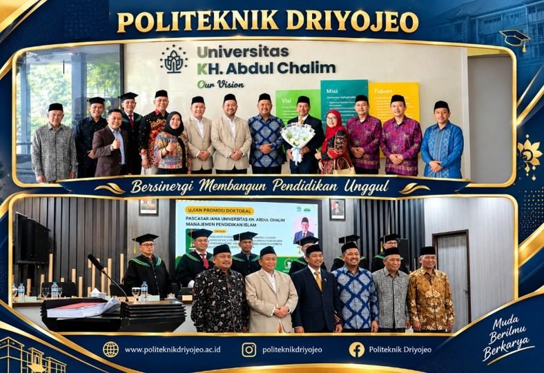 Bupati Gresik Gus Yani Hadiri Langsung Ujian Terbuka Direktur Politeknik: "Selamat dan Sukses Dr. Sururi"