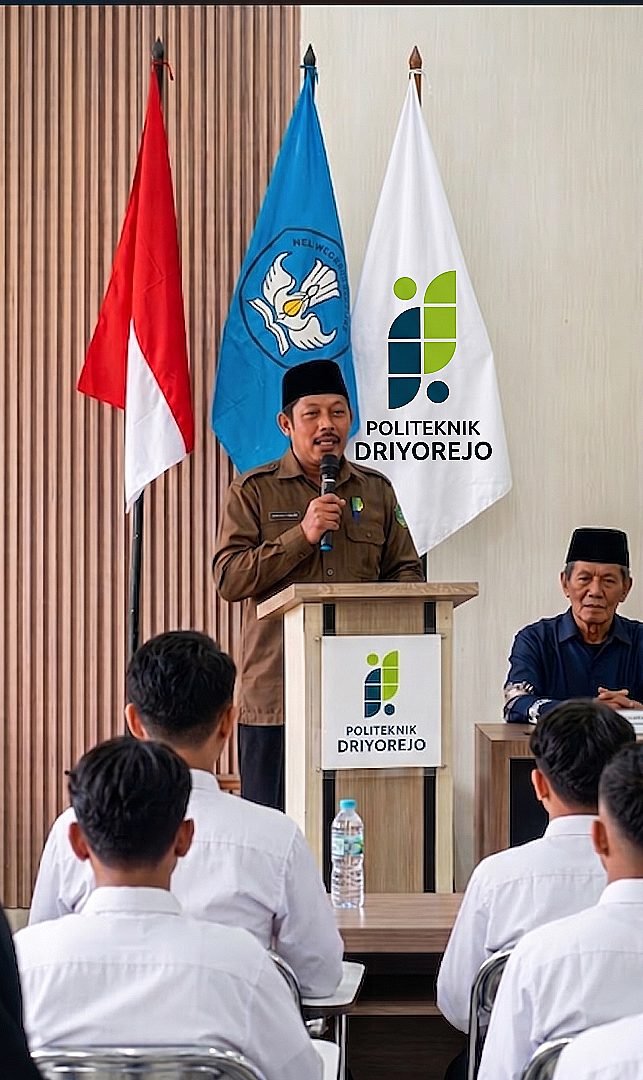 PKKMB 2026, Direktur Politeknik Driyorejo Dorong Mahasiswa Baru Jadi Wirausahawan Mandiri dan Berkarakter Unggul